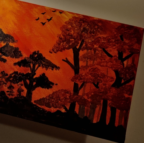 Canvas acrylic painting - Picture 2 of 2